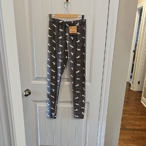 Stylish  Soft And Stretchy Womens Gray Leggings with Unicorn Design